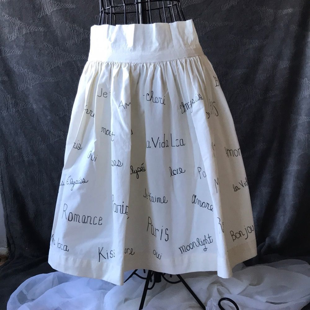Pairs inspired swing skirt